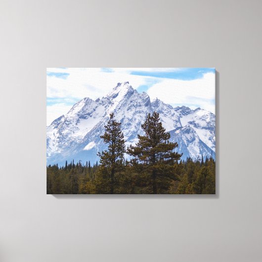 Nationaal park Grand Teton Canvas Afdruk (Voorkant)