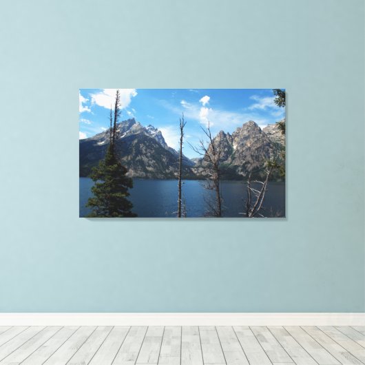 Nationaal park Grand Teton Canvas Afdruk (Insitu (Houten vloer))