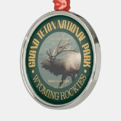 Nationaal park Grand Teton (elk) Metalen Ornament (Links)