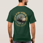 Nationaal park Grand Teton (elk) T-shirt (Achterkant)