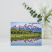 Nationaal park Grand Teton Feestdagenkaart (Staand voorkant)