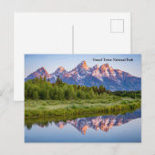 Nationaal park Grand Teton Feestdagenkaart (Voorkant / Achterkant)