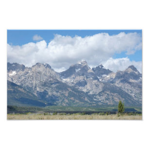 Nationaal park Grand Teton Foto Afdruk