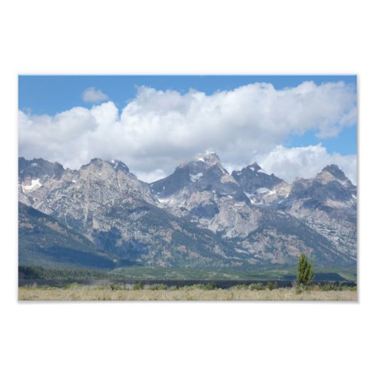 Nationaal park Grand Teton Foto Afdruk (Voorkant)