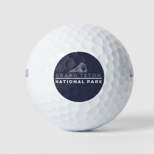 Nationaal park Grand Teton Golfballen (Voorkant)