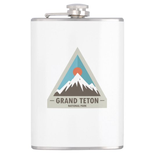 Nationaal park Grand Teton Heupfles (Voorkant)