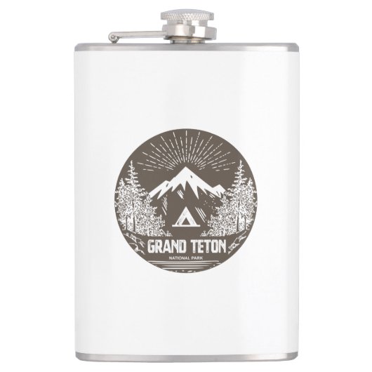 Nationaal park Grand Teton Heupfles (Voorkant)