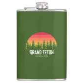 Nationaal park Grand Teton Heupfles (Voorkant)