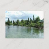 Nationaal park Grand Teton in de zomertijd Visitekaartje (Achterkant)