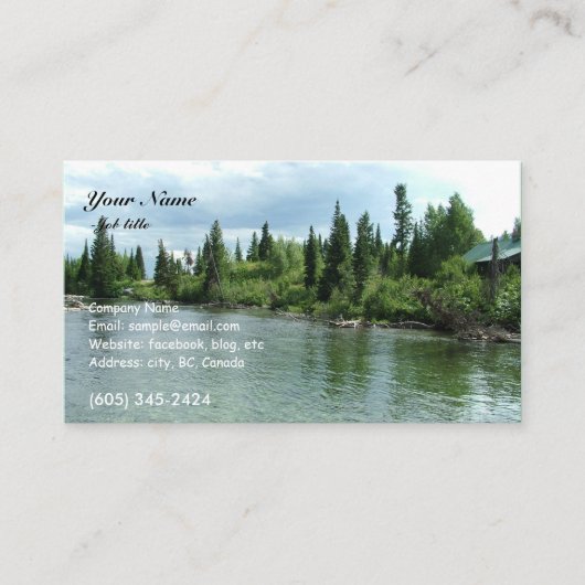 Nationaal park Grand Teton in de zomertijd Visitekaartje (Voorkant)