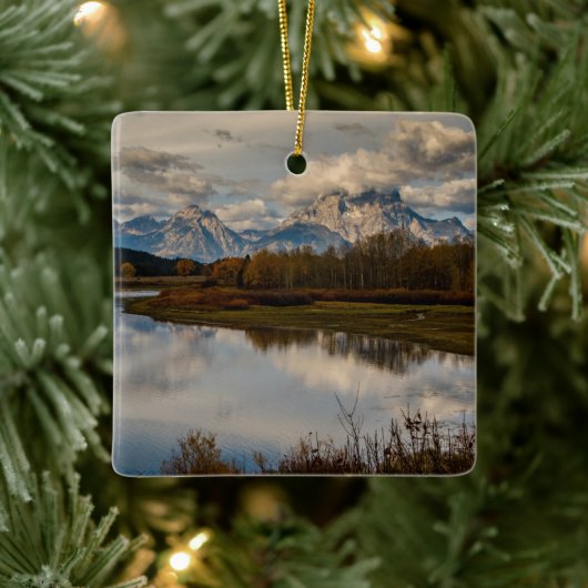 Nationaal park Grand Teton in Herfst Keramisch Ornament (Boom)