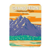 Nationaal park Grand Teton in het voorjaar  Magneet (Verticaal)