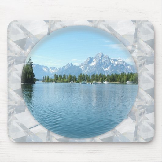 Nationaal park Grand Teton in lijst Muismat (Voorkant)