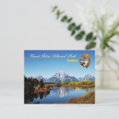 Nationaal park Grand Teton in Wyoming Briefkaart (Staand voorkant)