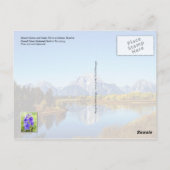 Nationaal park Grand Teton in Wyoming Briefkaart (Achterkant)