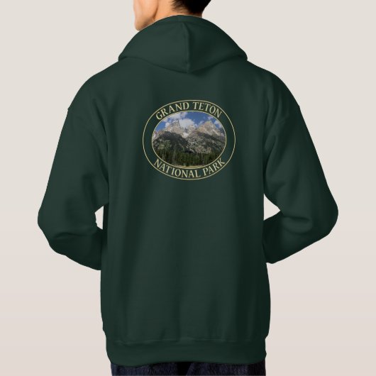Nationaal park Grand Teton in Wyoming Hoodie (Achterkant)