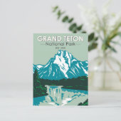 Nationaal park Grand Teton Jackson Hole Valley Briefkaart (Staand voorkant)
