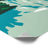 Nationaal park Grand Teton Jackson Hole Valley Poster (Hoek)