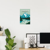 Nationaal park Grand Teton Jackson Hole Valley Poster (Thuiskantoor)
