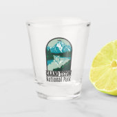 Nationaal park Grand Teton Jackson Hole Valley Shot Glas (Voorkant)