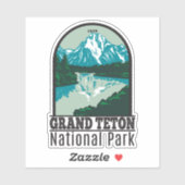 Nationaal park Grand Teton Jackson Hole Valley Sticker (Vel)