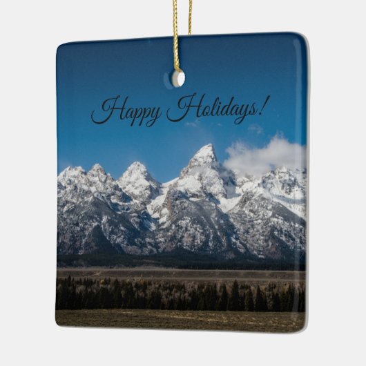 Nationaal park Grand Teton Keramisch Ornament (Links)