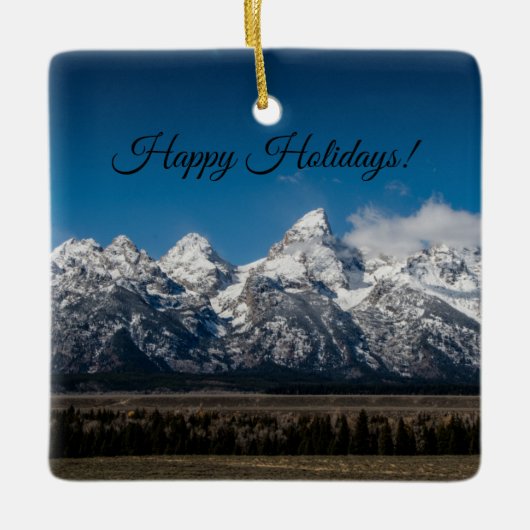 Nationaal park Grand Teton Keramisch Ornament (Voorkant)