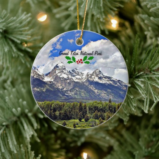 Nationaal park Grand Teton Keramisch Ornament (Boom)