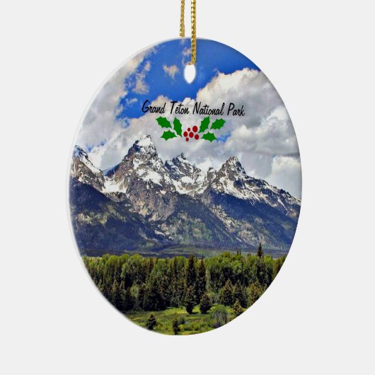 Nationaal park Grand Teton Keramisch Ornament (Rechts)