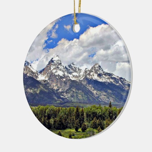 Nationaal park Grand Teton Keramisch Ornament (Links)