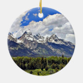 Nationaal park Grand Teton Keramisch Ornament (Achterkant)