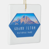 Nationaal park Grand Teton Keramisch Ornament (Rechts)