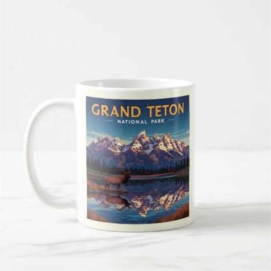 Nationaal park  Grand Teton Koffiemok (Links)