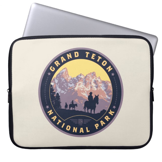 Nationaal park Grand Teton Laptop Sleeve (Voorkant)