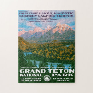 Nationaal park Grand Teton Legpuzzel