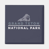 Nationaal park Grand Teton Magneet (Voorkant)