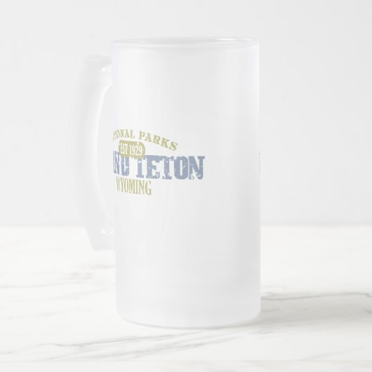 Nationaal park Grand Teton Matglas Bierpul (Voorkant links)