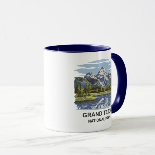 Nationaal park Grand Teton Mok (Voorkant rechts)