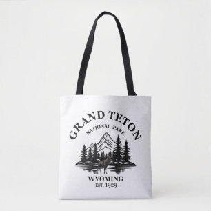 Nationaal park Grand Teton Mountains in Wyoming Tote Bag