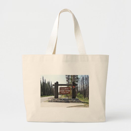 Nationaal park Grand Teton, Nationaal Park VS, Ond Grote Tote Bag (Voorkant)