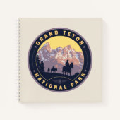 Nationaal park Grand Teton Notitieboek (Voorkant)