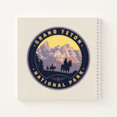 Nationaal park Grand Teton Notitieboek (Achterkant)