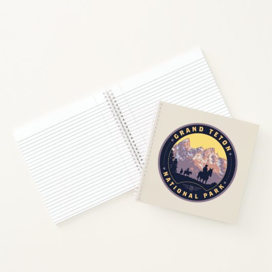 Nationaal park Grand Teton Notitieboek (Binnen)