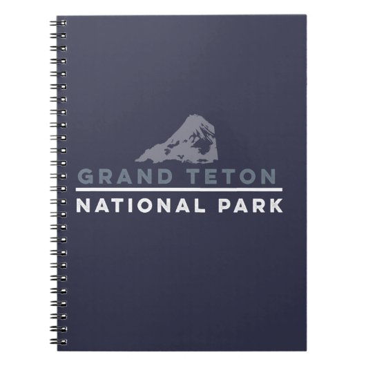 Nationaal park Grand Teton Notitieboek (Voorkant)