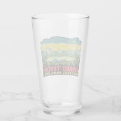 Nationaal park Grand Teton - Pint Glass Glas (Achterkant)
