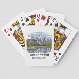 Nationaal park Grand Teton Pokerkaarten