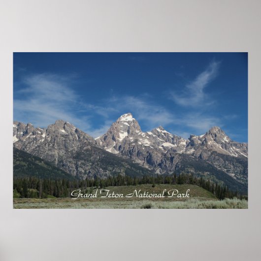 Nationaal park Grand Teton Poster (Voorkant)