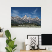 Nationaal park Grand Teton Poster (Thuiskantoor)