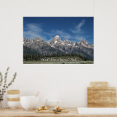 Nationaal park Grand Teton Poster (Keuken)