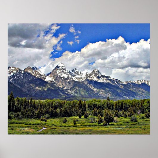 Nationaal park Grand Teton Poster (Voorkant)
